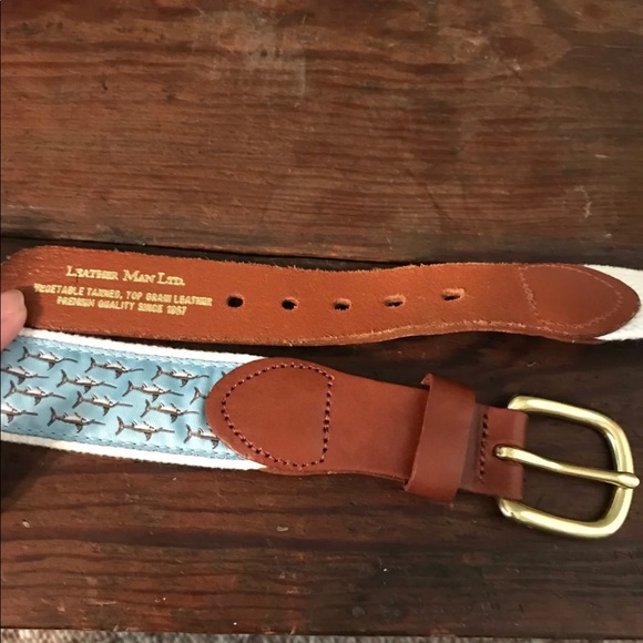 Leather Man Ltd Swordfish Belt - Picture 2 of 4